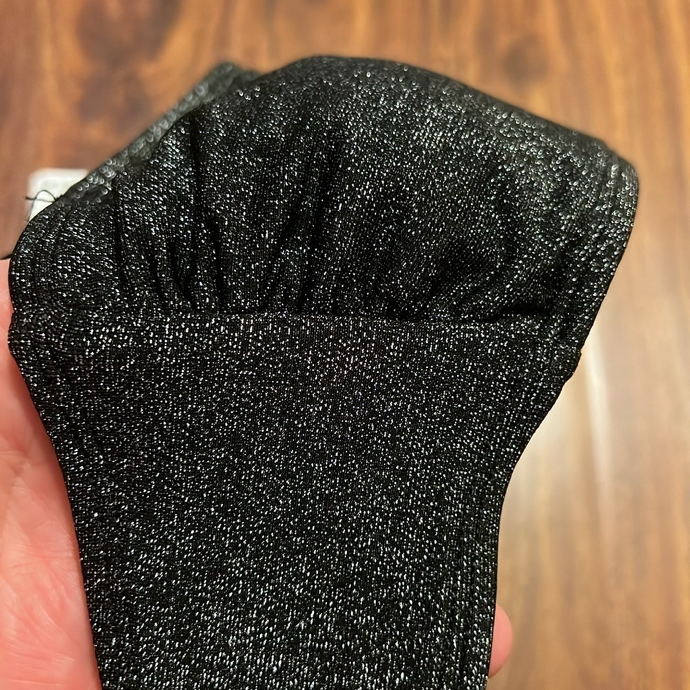 3/$30 NWT California Waves Bandeau top sparkle Medium - Picture 6 of 9